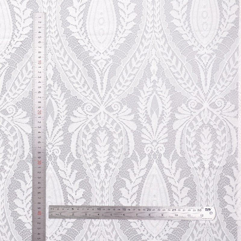 Lace Fabric Eyelash Cutwork Nylon for Bridal Wholesale Supplier 6